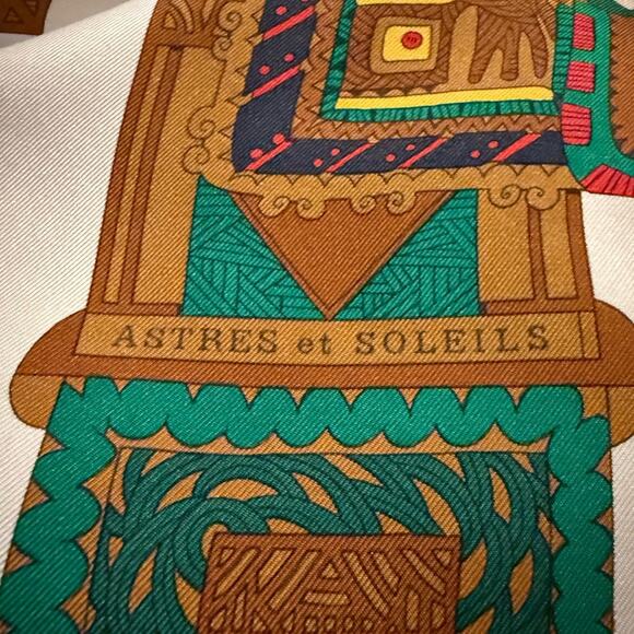 Hermes Astres et Soleils Silk Scarf - Picture 3 of 6